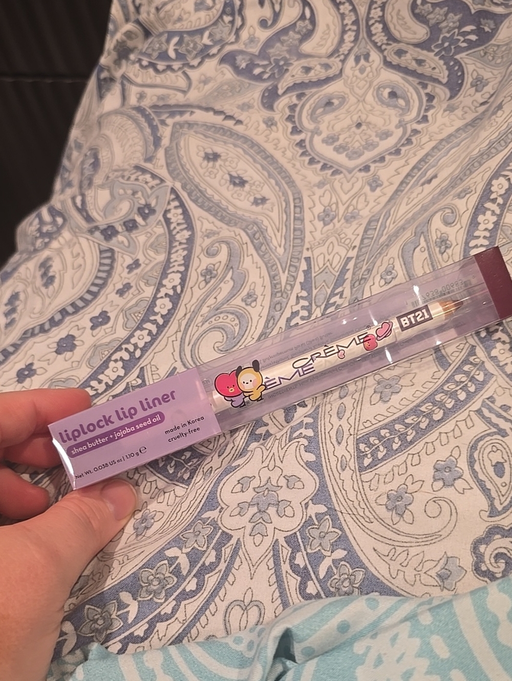 ❤️5/$25 New BT21 Liplock Lip Liner in Lil Kiss by Creme